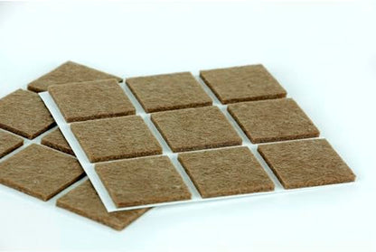 Furndiy Felt Furniture Pads for Hardwood Floors, Self-Adhesive Felt Pad for Chairs & Seat Legs, Easy Slide, Anti Scratch, Noise Stopper, Bumper & Buffer, Floor Protection - Based in USA - 1.3" x 18Pcs - size: 1.3" x 18Pcs