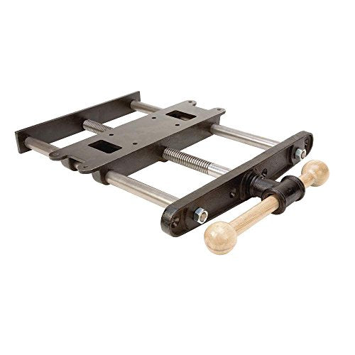 Rockler Quick Release Woodworking Vise Clamps for Woodworking (12”) – Heavy-Duty Bench Vise Woodworking – Quick Wood Vise for Workbench – Easy to Install Workbench Vise with Hardwood Handle