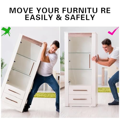 4pcs 5" Reusable Large Furniture Sliders for Carpet, Square Large Carpet Furniture Moving Pads, Heavy-Duty Furniture Movers Sliders Moving Furniture Sliders Easily Move - size: 4 Pcs 5" Large Square Reusable