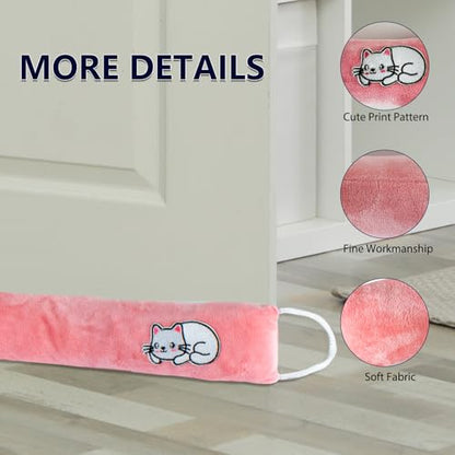 Decorative Weighted Under Door Draft Stopper 36 Inch
