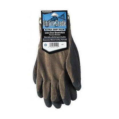 MAGID 308T All Purpose Knit Latex Palm Glove, X-Large Gray