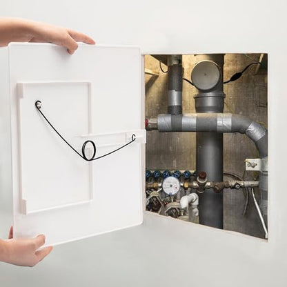 EASY-EXS Access Panels Spring-Fit 14"x14" (External 16"x16") Square (SAP1414) for Drywall, celing, Electrical, Plumbing Hole Covers - size: 14"x14" - 1 Pcs