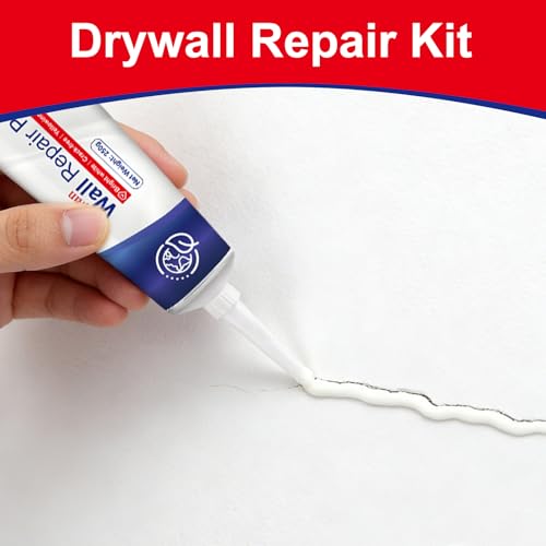 Drywall Repair Kit, Fivewan Wall Patch Repair Kit, Wall Mending Agent with Scraper, Simple Filling of Wall Holes＆Efficient Crack Repair
