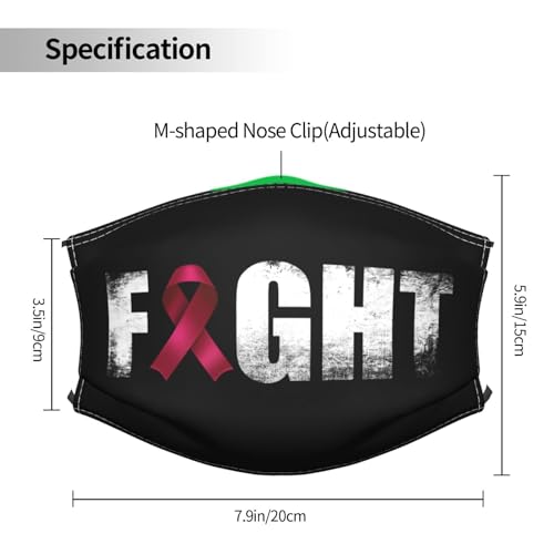 Fight Multiple Myeloma Premium Masks Breathe Easy Stay Black
