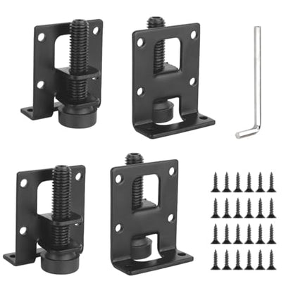 2.2" L Shaped Furniture Levelers Legs, 4 Pcs Adjustable Feet Levelers for Furniture,Heavy Duty for Wardrobe, Cabinet