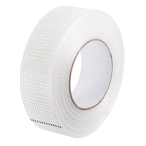 uxcell Drywall Joint Tape Self-Adhesive Fiberglass 1.8-inch x 164-feet Repair Patch Wall Hole Crack Mesh Size 2.8mm - size: 1.8" x 164'