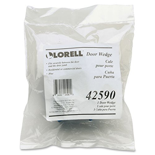 Lorell LLR42590 Door Wedge, Blue, 1 Count (Pack of 2) - size: 1 Count (Pack of 2)