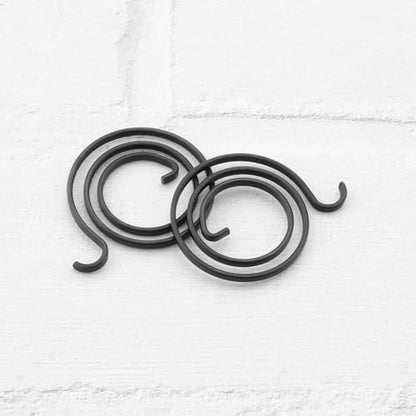20pcs Door Handle Spring Repair Kit 2.5 Turn Coil 2mm Thick 27.5mm Diameter Coils 1mm Circlip DIY Door Handle Kit Black Coating, HP934W