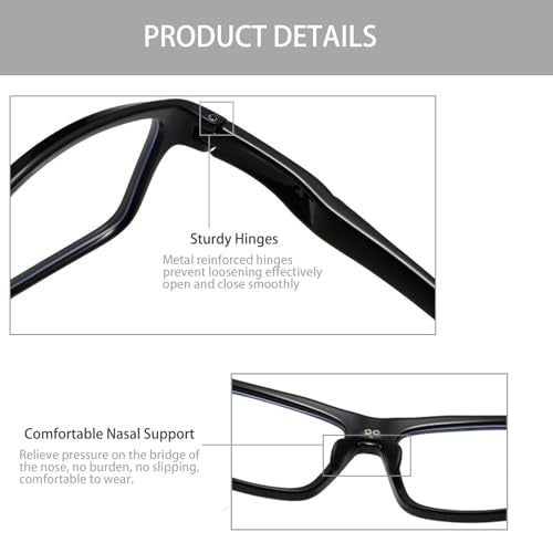 Safety Glasses with Anti-Fog and Anti-Scratch Coating, Clear Lens, Gray Frame for Construction and Workshop