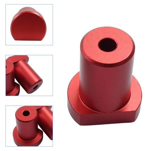 6Pcs Aluminum Alloy Bench Dogs Clamps Red Woodworking Workbench Stoppers Workbench Positioning Planing Plug for 3/4 Inch (19mm) Dog Hole