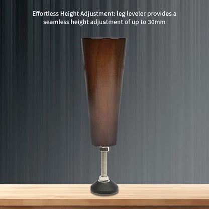 Furniture Leveling Feet, 4 pcs M5 Heavy Duty Height Adjuster Foot Feet Leveler Thread Size for Tables, Chair, Sofa, Workbench, Dresser, Bench, Cabinets(D40*M5*L30) - size: D40*M5*L30