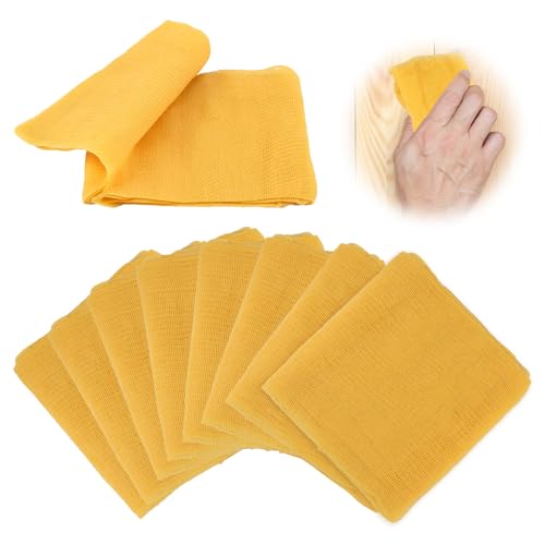 8 Pack Tack Cloths, Tack Rags for Woodworking, 17.7 x 35.4 in Tac Cloth Dust Stain Rags for Automotive Painting, Sanding, Cleaning, Dusting, Staining