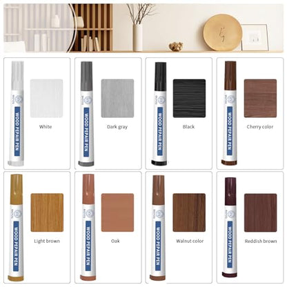 Multi-Color Wood Filler Kit | Professional Repair for Furniture & Flooring | Non-Toxic Fast-Drying Putty (Tools Included)