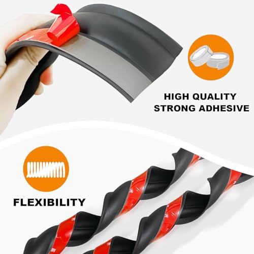 Universal Garage Door Threshold Seals Bottom Rubber Replacement, weatherproofing Garage Door Weather Stripping with Nails （40ft） - size: 40ft