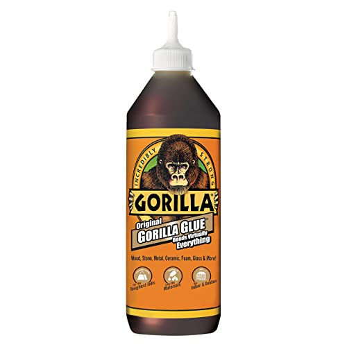 Gorilla Original Gorilla Glue, Waterproof Polyurethane Glue, 36 Ounce Bottle, Brown, (Pack of 1) - color: Brown, size: 1 - Pack