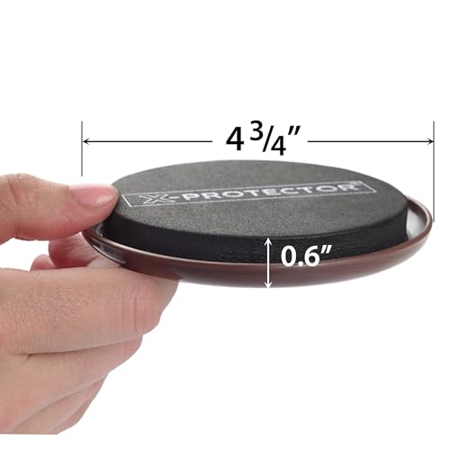 Furniture Sliders for Carpet X-PROTECTOR - 8 PCS Best Heavy Moving Pads 4 3/4" - Sliders for Furniture. Move Your Furniture Easy with Reusable Furniture Movers Sliders for Carpets! - size: 8 PCS 4.75"