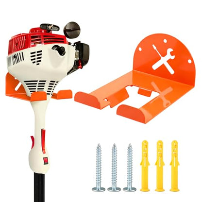 Trimmer Rack Wall Mount - Heavy Duty Wall Hanger for Grass Trimmer Garden Tools Chainsaw Hedge Trimmer 1 Pack Orange - size: 1 PACK