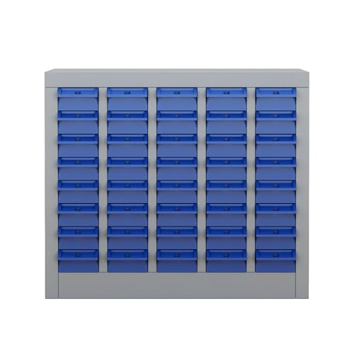 40 Drawers Parts Cabinet Bolt and Nut Tool Storage Cabinet Part, Drawer Plastic Tool Organizer with ABS Material for Hardware Storage, Hardware Organizer