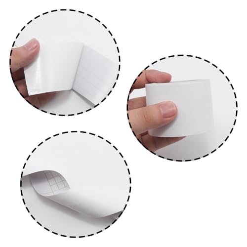 Lilaly 2 inches x 32 feet Wood Grain Repair Tape,Imitation Wood Grain Tape,Widely Used for Tables, Doors, Floor and DIY(White) - color: White
