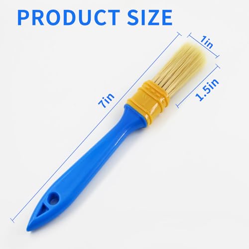 DTDNZKN 3 Pack Paint Brushes - Ideal for Priming, Painting, Varnishing, Wood, Walls, and More