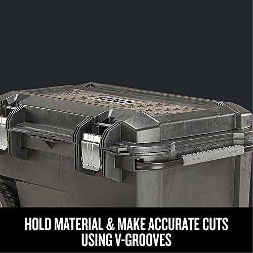 CRAFTSMAN 29-in. Rolling Tool Box with Wheels, Black, Plastic, Lockable (CMST24800) - style: 24 gallon Chest