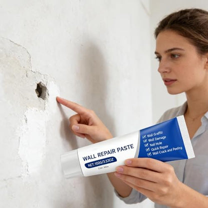 Wall Repair Putty Kit, Drywall Mending Solution, Easy Apply Paste for Holes and Cracks, Sturdy Fast Dry Wall Repair, Home DIY Maintenance Set, Drywall Kit Apartment Ceiling Door