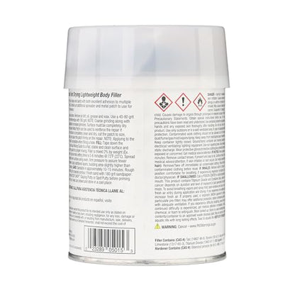 Evercoat Body Shop 105015 Pro-Grade Body Filler Kit, Easy to Build and Shape, Multipurpose for Dents in Aluminum, Fiberglass & More, Easy Mix Hardener Included 13 Fl Oz. - size: 13 Fl Oz., style: Body Filler Kit