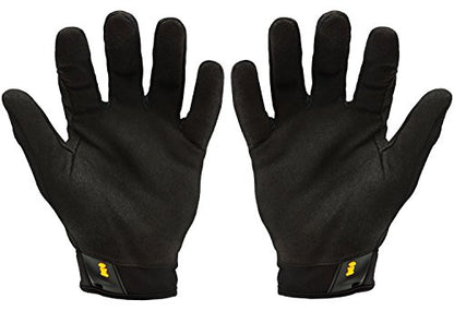 Ironclad WCG Workcrew Mechanic Gloves, Black - color: Black/Yellow, size: Medium (Pack of 1)