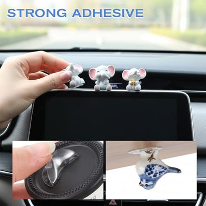 50 Pcs Double Sided Adhesive Dots for Car Dashboard, 1" Round Double-Sided Mounting Tape Clear Removable Sticky Pads for Vehicle Decor Car Phone Mounts Home Office