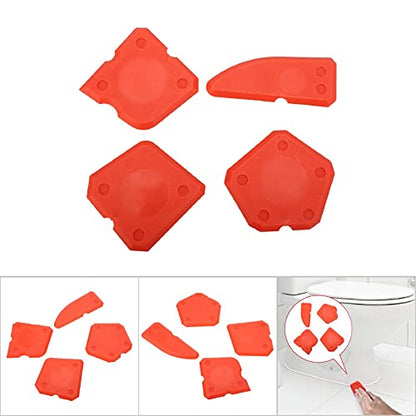 Caulk Remover Tool, Silicone Caulking Tool 4 Pieces Silicone Finishing Tools Caulking Tools Caulking Tool Kit Caulking Tool Set for Silicone Sealant Grout Finishing Sealing