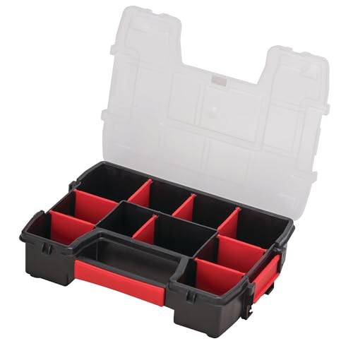 CRAFTSMAN 10-Compartment Small Tool Storage Organizer, Plastic (CMST14021) (Pack of 6) - size: 1 Count (Pack of 6), style: Small Organizer