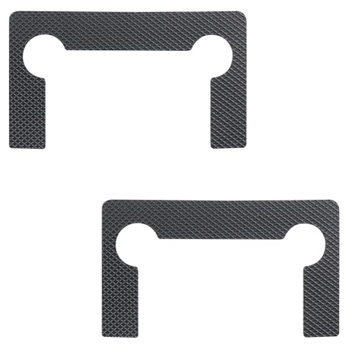 20PCS Hinge Washer Replacement Kit (Black) Rubber Shower Door Anti Slip Bathroom Clamp Gasket Hex Screw Hinge Guard Glass Clamp Pad