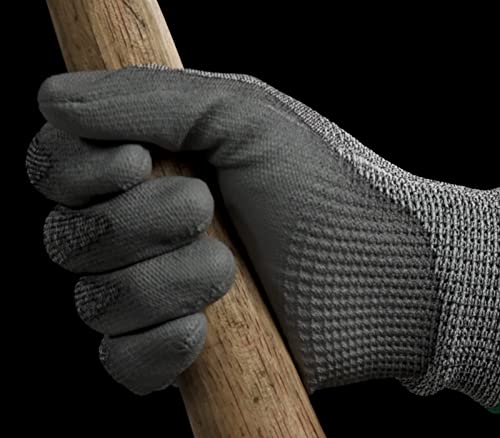 MAGID D-ROC ANSI A4 Hyperon Blended Polyurethane Coated Work Gloves, 12 Pairs, Size 7/Small, GPD514 - size: 7/Small, style: 12 Pair