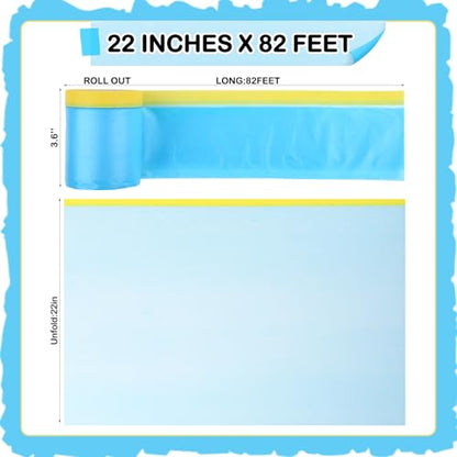 8 Roll Pre-Taped Masking Film for Painting 22'' / 43'' x 82' Plastic Sheeting Roll Automotive Painters Masking Tape Film Sheeting Cover for Walls Trim Appliance Furniture Windows(22'' X 82') - size: 22'' X 82'