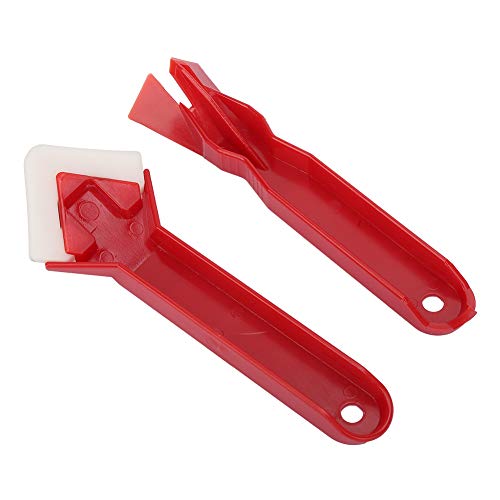 2PCS Caulk Tool Kit, Silicone Caulking Tools, Sealant Removal Tool Kit for Shovel Glass Cement, Scraper, Caulking Guns