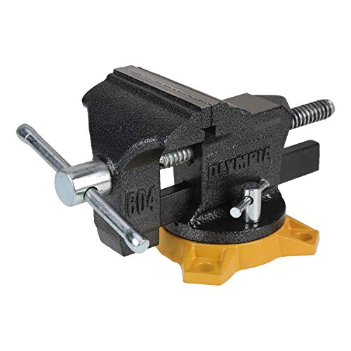 Olympia Tools 38-604 Bench Vise, Workshop Series, 4-Inch, gray - size: 4-inch