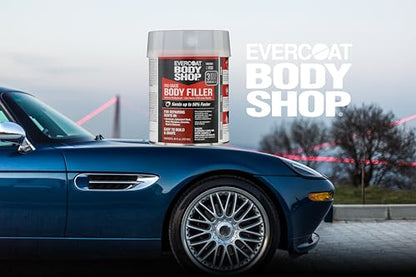 Evercoat Body Shop 105002 Pro-Grade Body Filler, Fast Drying and Lightweight Multipurpose for Dents in Aluminum, Fiberglass & More, Easy Mix Hardener Included 13 Fl Oz. - size: 13 Fl Oz., style: Body Filler