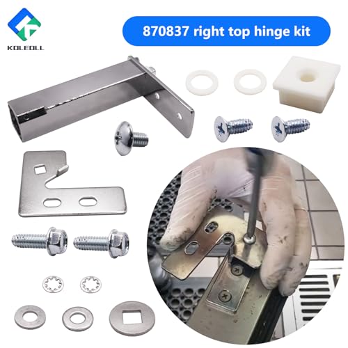 870837 Right Side Top Door Hinge Cartridge Kit Compatible with True QA TSSU TUC TWT Units