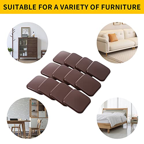 new space 3 Inch Furniture Sliders, 12pcs Sliders for Moving Furniture, Heavy-Duty Furniture Movers Sliders for Carpet, Couch Sliders Protect Carpet Surface and Easily Move Furniture. - size: 3 inch