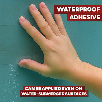 XFasten Waterproof Patch and Seal Tape Clear, 4” x 10-Feet Roof and Gutter Rubber Repair Tape for Stop Leak Repair on Gutter, Roof, Boat, Pool, HVAC - color: Clear, size: 4-Inch by 10-Feet