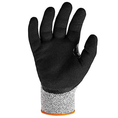 Ergodyne Nitrile Coated Work Gloves, Cut Resistant Level A3, Grip For Wet or Dry Enviroments, Ergodyne ProFlex 7031,Gray,Medium - size: Medium (Pack of 1)