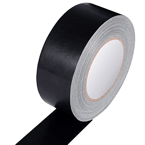 Reniteco Black Duct Tape- 2 inches x 45 Yards, Waterproof & All-Weather, No Residue, UV Resistant, Heavy Duty for Car, Home & Outdoor Repairs, 1 Roll - color: Black, size: 2in*45yard