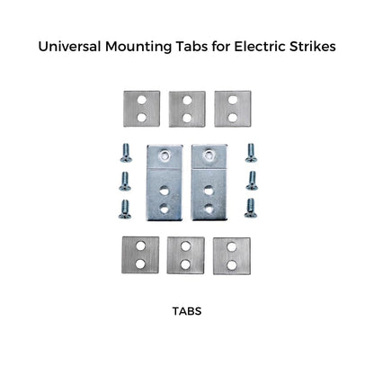Universal Mounting Tabs for Electric Strikes | HES Electric Strike Faceplate Mounting Tab | Access Control | TUFF STRIKE