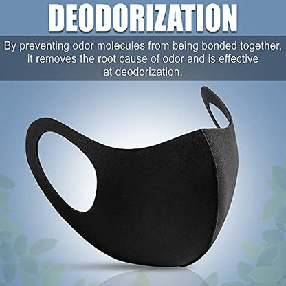10PCS Kids Black Face Mask Covers with Elastic Ear Loop Cover Full Face Anti-Dust, Unisex, Washable, Breathable, and Reusable (Kids) - style: Kids