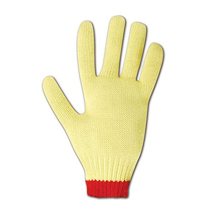 MAGID C590KV-6 Cut Master C590KV Heavyweight Seamless Knit Gloves, Made with DuPont Kevlar 1000, 10, Yellow , XS (Pack of 12) - size: 6/XS
