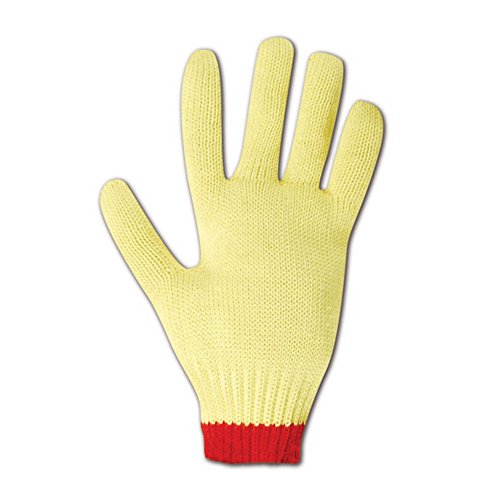 MAGID C590KV-7 Cut Master C590KV Heavyweight Seamless Knit Gloves, Made with DuPont Kevlar 1000, Yellow , Small (Pack of 12) - size: 7/S