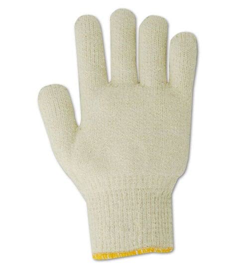 MAGID TerryMaster PT945CR Glove | 7-Gauge Ambidextrous Heavyweight Terrycloth Gloves - Reversible, Cut Level 2, Thermal Protection, 9" Length, Medium, White (12 Pairs) - size: 8/M