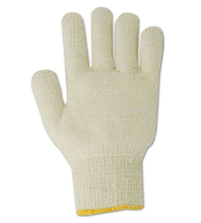 MAGID TerryMaster PT945CR Glove | 7-Gauge Ambidextrous Heavyweight Terrycloth Gloves - Reversible, Cut Level 2, Thermal Protection, 9" Length, Medium, White (12 Pairs) - size: 8/M