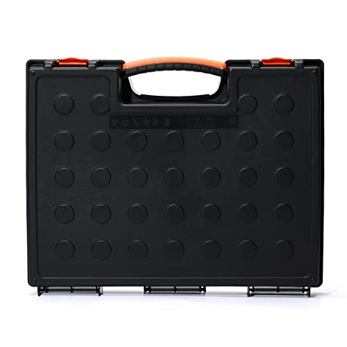 EMENTOL 3PCS Multi-Purpose Portable Organizer Box Set with 72-Removable Compartments, 3 Pieces Professional Boxes with Dimension 16.2"L*13"W*2.3"H - size: 3 PCS