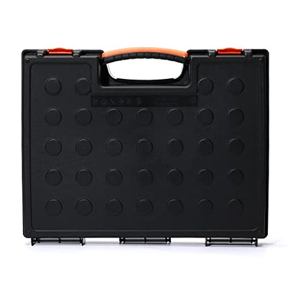EMENTOL 3PCS Multi-Purpose Portable Organizer Box Set with 72-Removable Compartments, 3 Pieces Professional Boxes with Dimension 16.2"L*13"W*2.3"H - size: 3 PCS